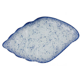 MURANO COBALTO Platou servire, sticlă, L.36cm
