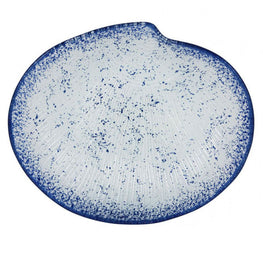 MURANO COBALTO Platou, sticlă, L.27cm