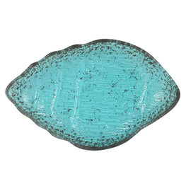 MURANO TURQUESA Platou servire, sticlă, L.21.5cm