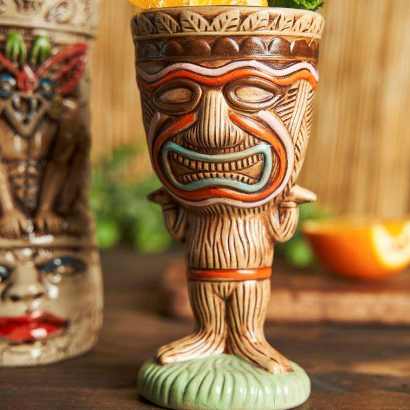 KICHWA Cană tiki, ceramică, 700ml
