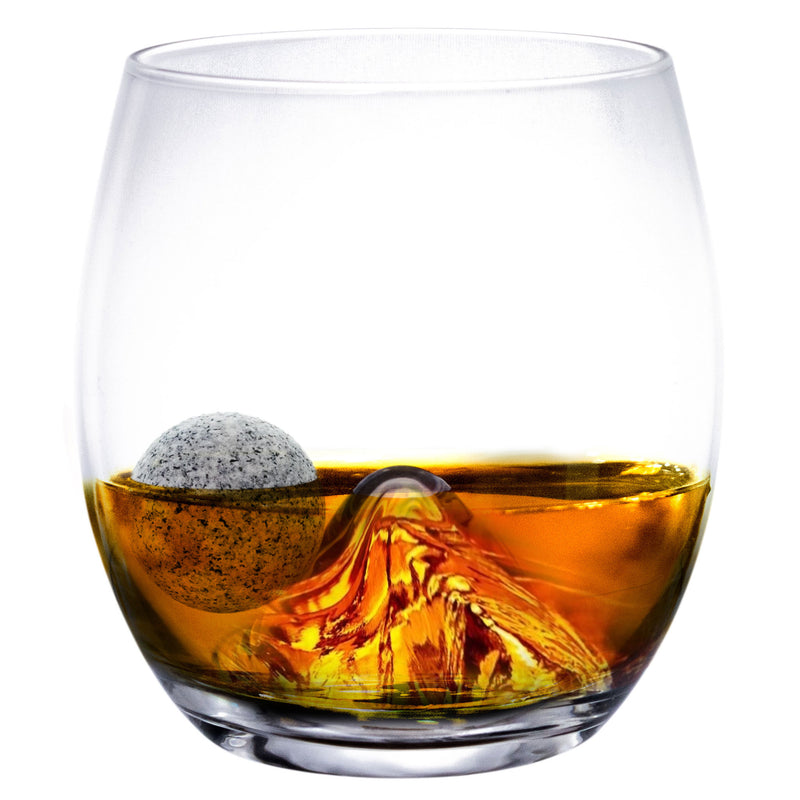 MOUNTAIN Set 2 pahare whisky cu accesorii, 370ml