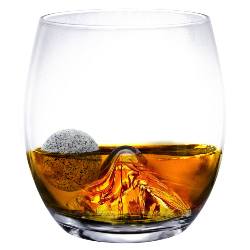 MOUNTAIN Set 2 pahare whisky cu accesorii, 370ml