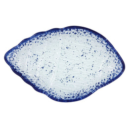 MURANO COBALTO Platou, sticlă, L.21.5cm
