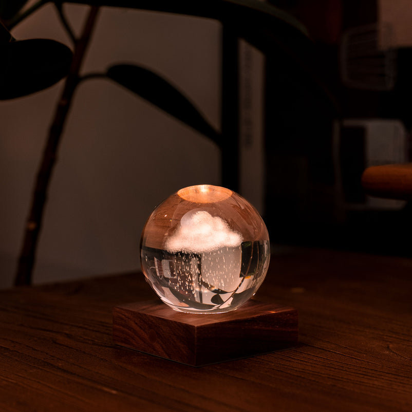 AMBER CRYSTAL RAIN CLOUD Lampă decorativă 2W LED