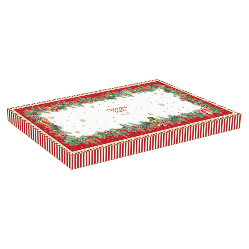 CHRISTMAS TEDDY Platou servire