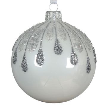 FROZEN Set 2 globuri, sticlă, D.8cm