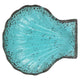 MURANO TURQUESA Platou servire, sticlă, L.18cm