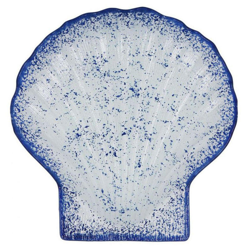 MURANO COBALTO Platou, sticlă, L.25cm