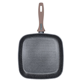 CLASS STONE Tigaie grill, aluminiu, L.28cm