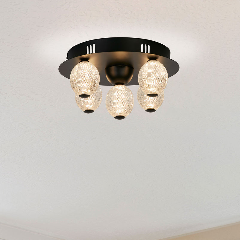 ASTEROID Plafonieră 5x21W LED