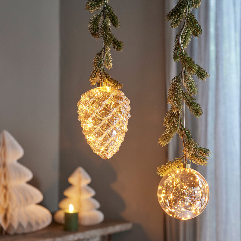PINECONE Decorațiune luminoasă, 15 microledu-uri