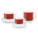 SMEG Set cești și farfurioare