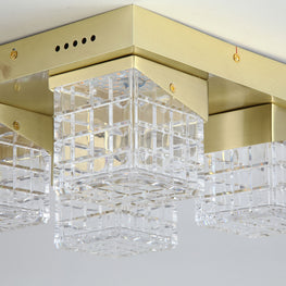 CUBOID Lustră 4x10W LED