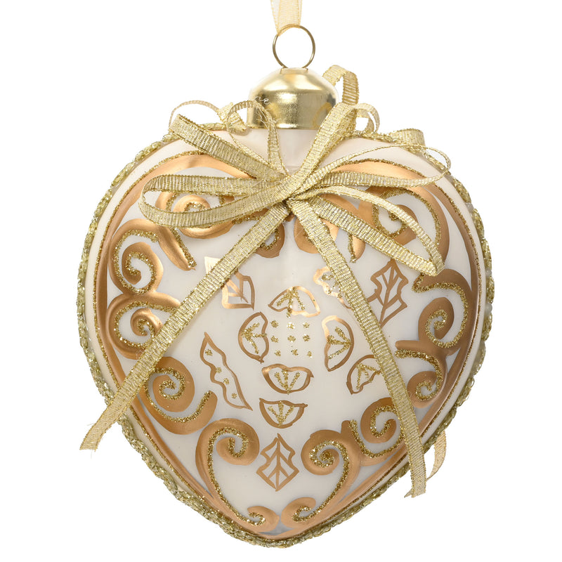 HEARTS Set 3 globuri, sticlă