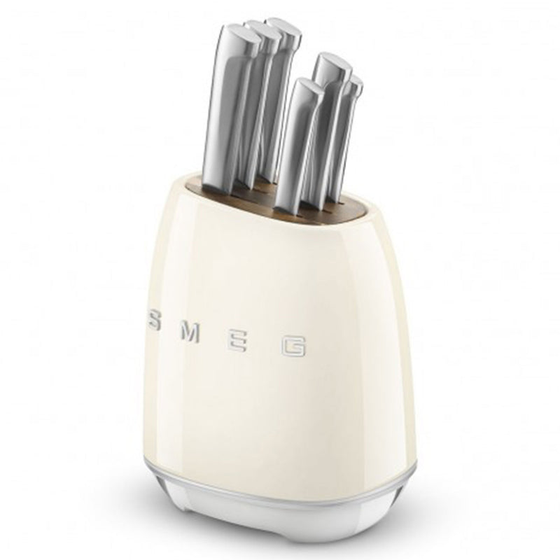 SMEG Set 6 cuțite cu suport