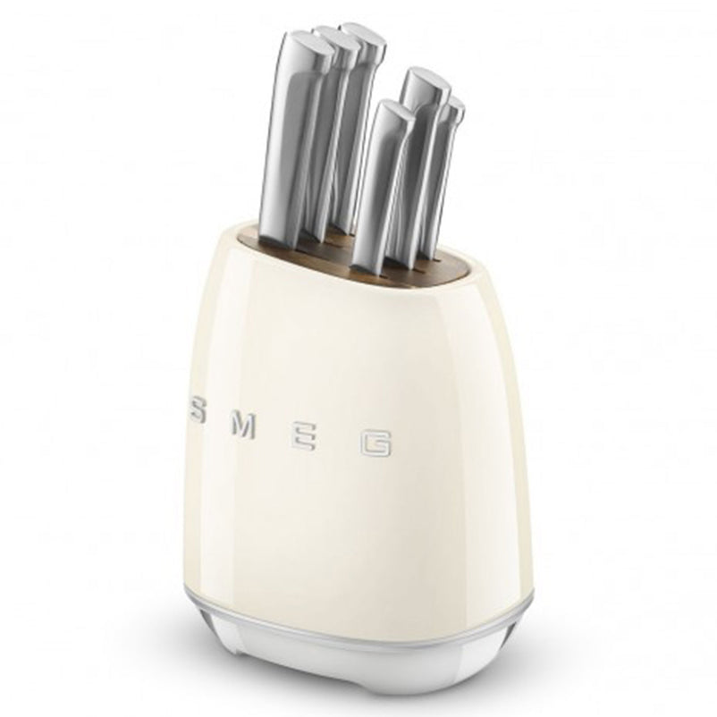 SMEG Set 6 cuțite cu suport