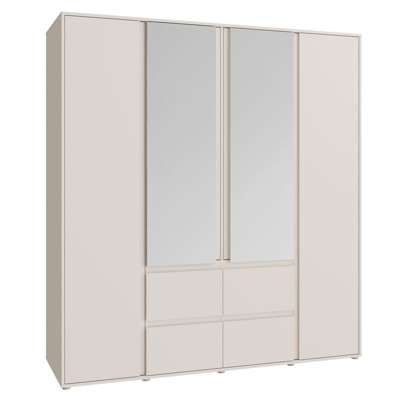 KASPAR Dulap 4 uși, 4 sertare