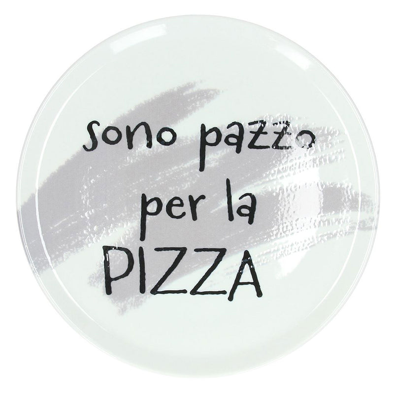CINZIA Set 4 farfurii pizza, porțelan, D.33cm