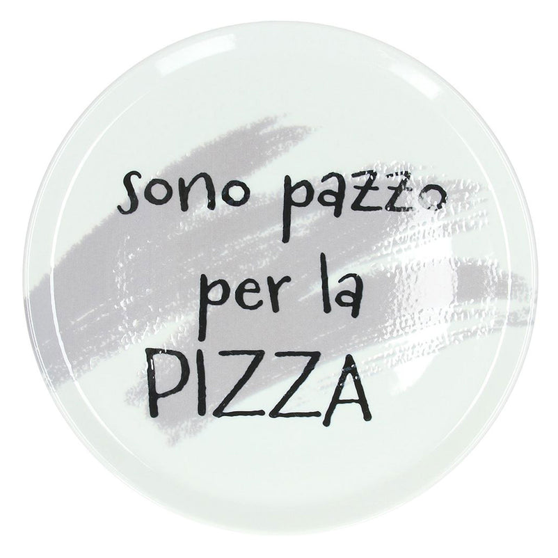CINZIA Set 4 farfurii pizza, porțelan, D.33cm