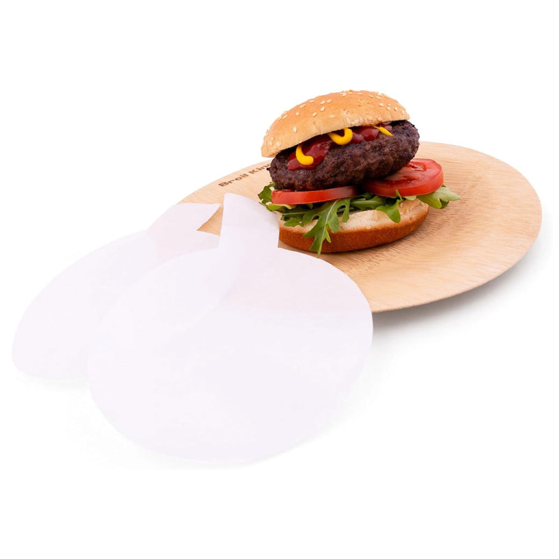 BROIL KING Set 100 hârtii presă burger