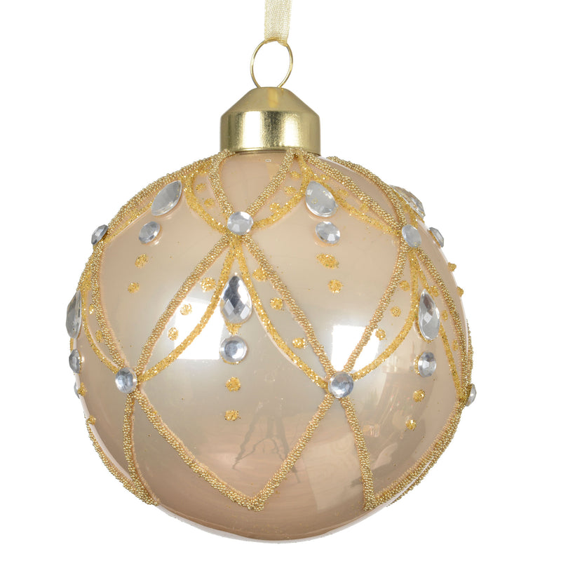 ARAGON Set 3 globuri, sticlă, D.8cm