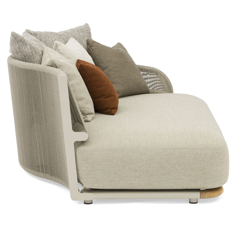 WAVE Șezlong exterior, braț stânga