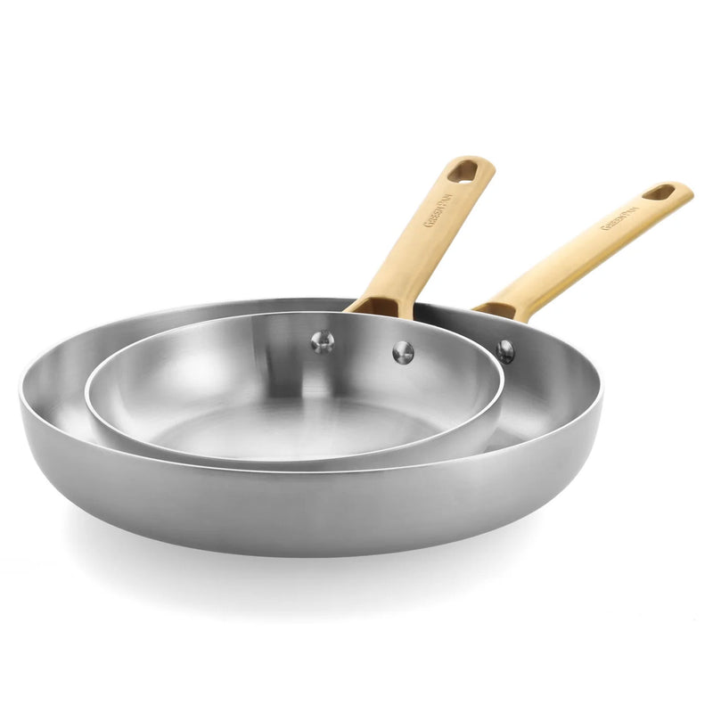 PADOVA Set 2 tigăi, inox, D.20/28cm