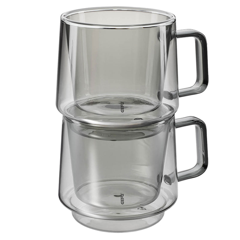 CALORA Set 2 căni, sticlă, 200ml