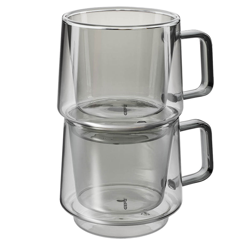 CALORA Set 2 căni, sticlă, 200ml