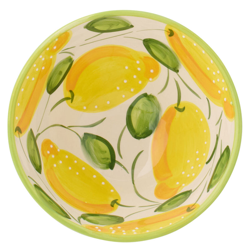 LEMON Bol, faianță, D.22cm