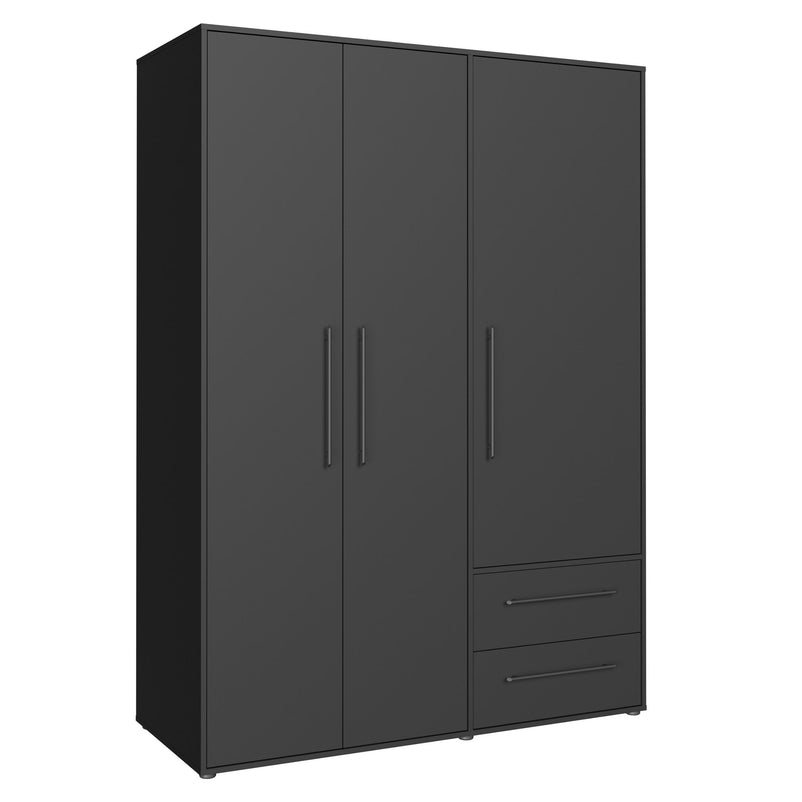 NATE Dulap 3 uși, 2 sertare