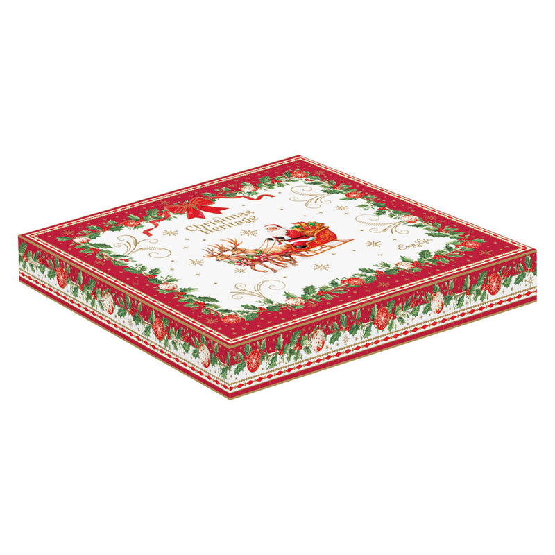 CHRISTMAS HERITAGE Platou servire