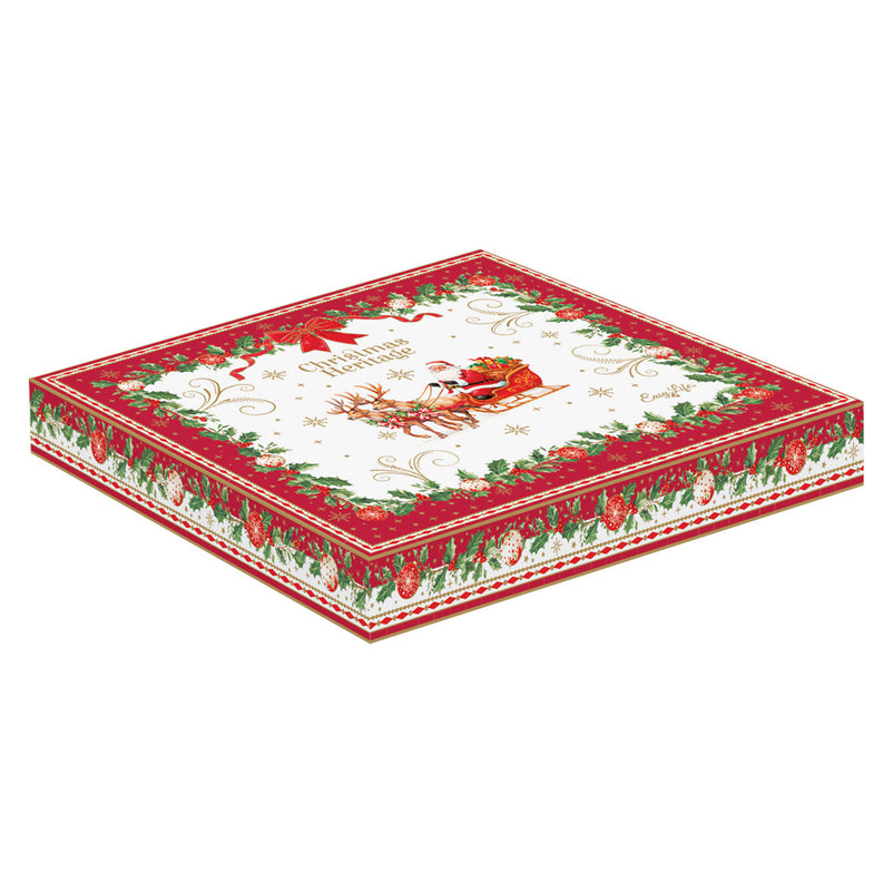 CHRISTMAS HERITAGE Platou servire