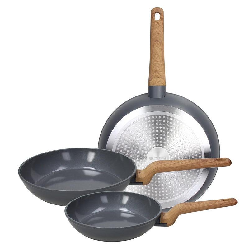 T-CARE Set 3 tigăi, aluminiu, D.20/24/28cm