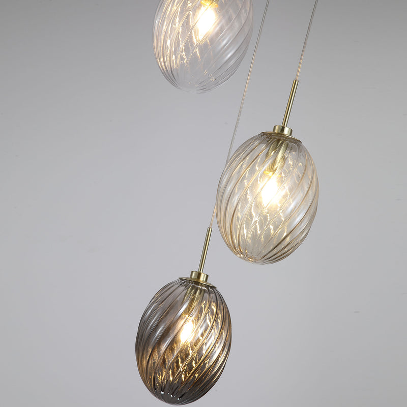 WHIRL Lustră 3x60W E14