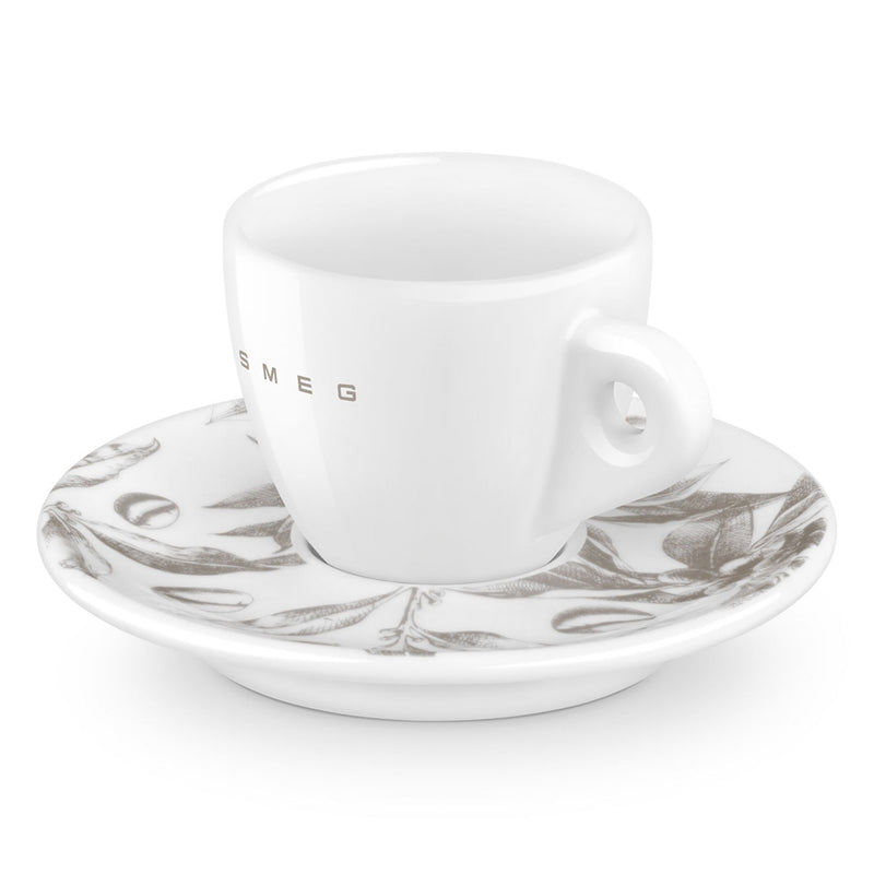 SMEG Set cești și farfurioare