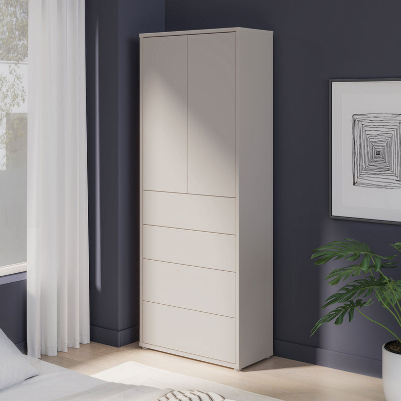 TELLER Dulap 2 uși, 4 sertare