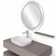 LODI/RADIANCE Set mobilier baie, mască lavoar, lavoar, top, oglindă LED, poliță