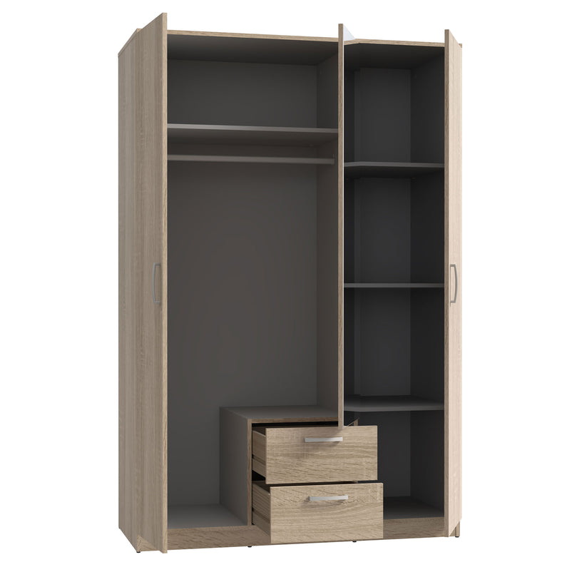 NICOS Dulap 3 uși, 2 sertare