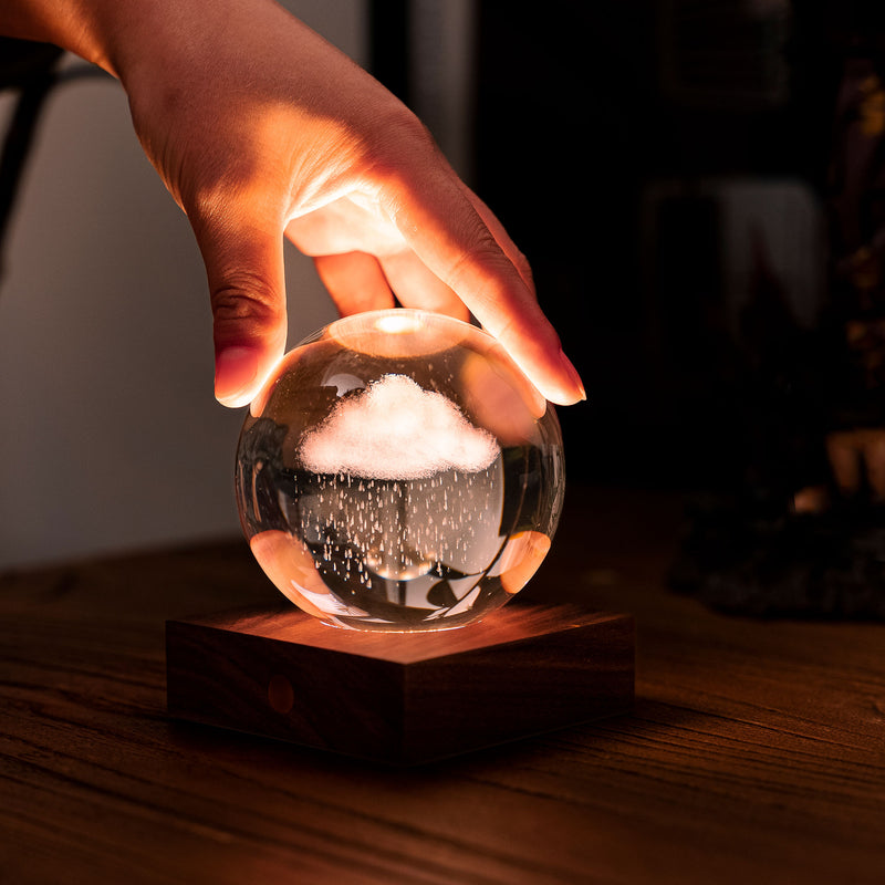AMBER CRYSTAL RAIN CLOUD Lampă decorativă 2W LED
