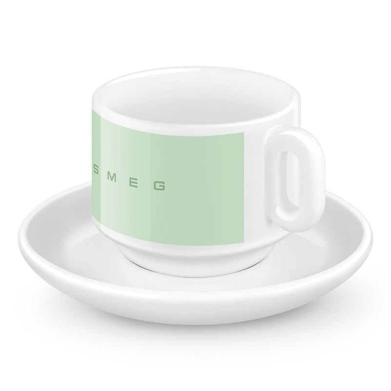 SMEG Set cești și farfurioare