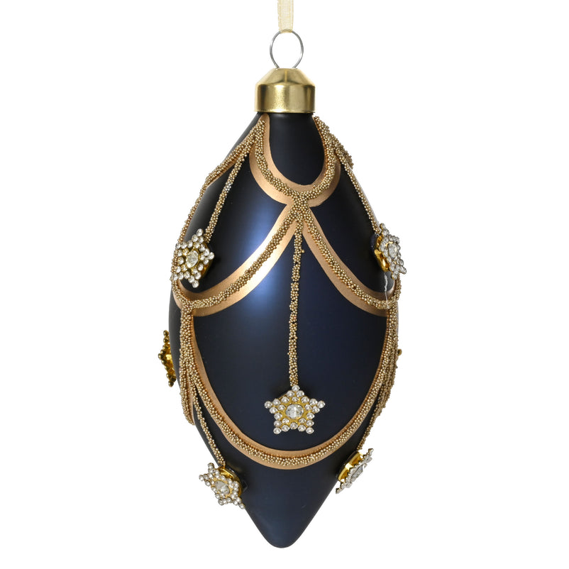 STARS Set 3 globuri, sticlă, D.8cm