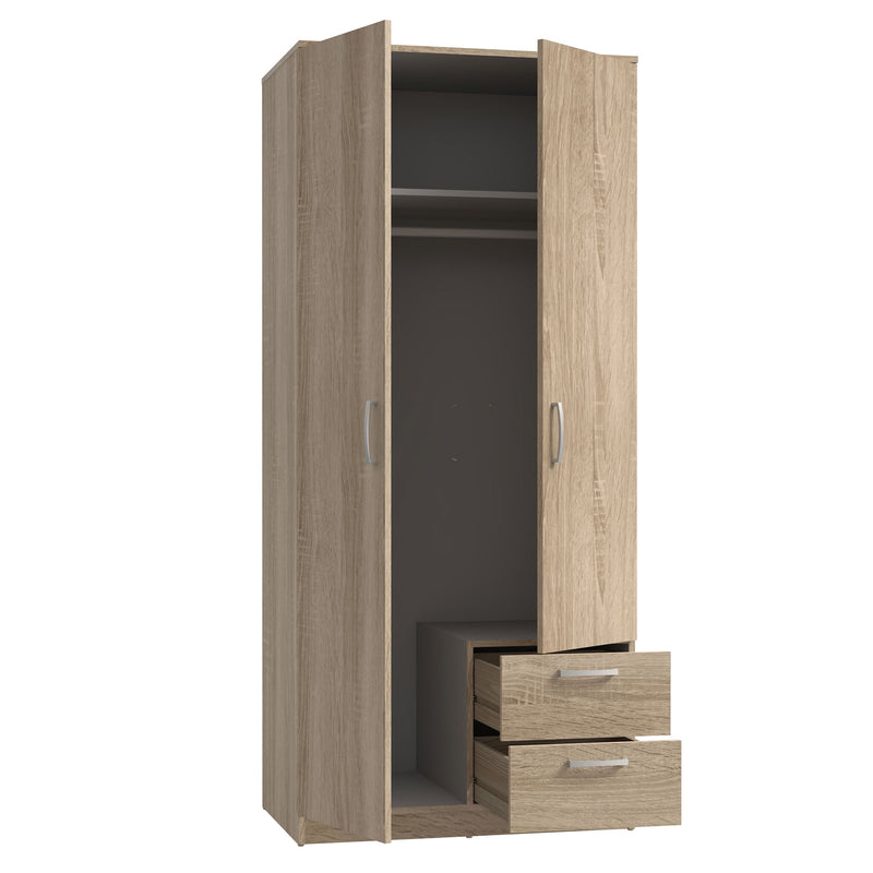 NICOS Dulap 2 uși, 2 sertare