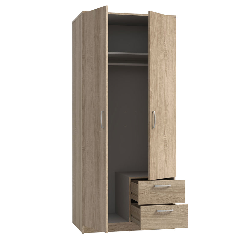 NICOS Dulap 2 uși, 2 sertare