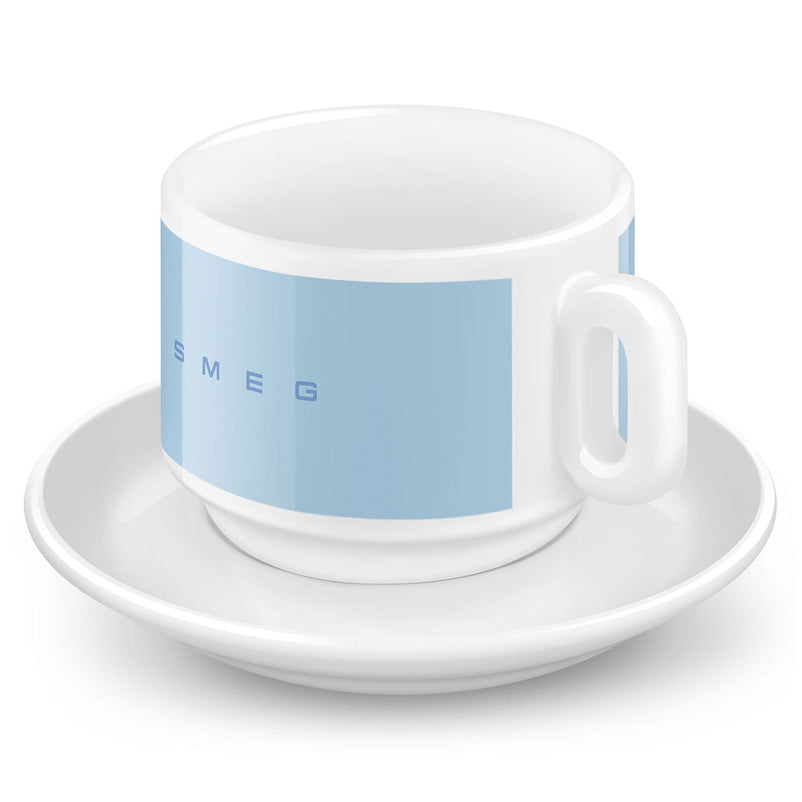 SMEG Set cești și farfurioare