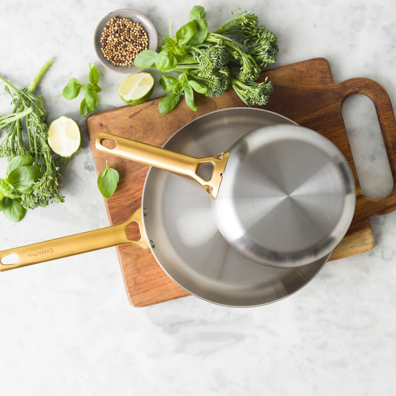 PADOVA Set 2 tigăi, inox, D.20/28cm