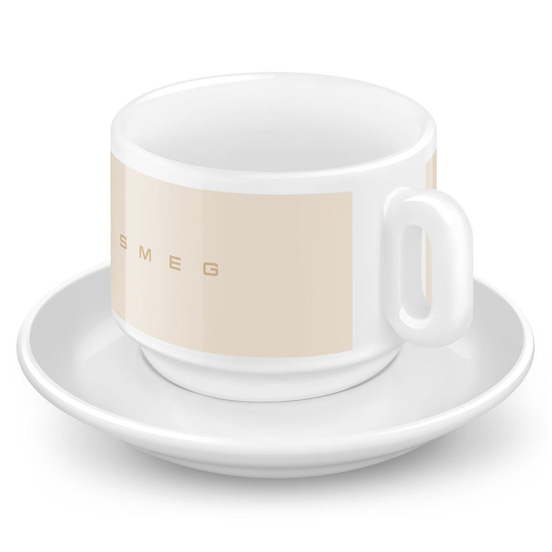 SMEG Set cești și farfurioare