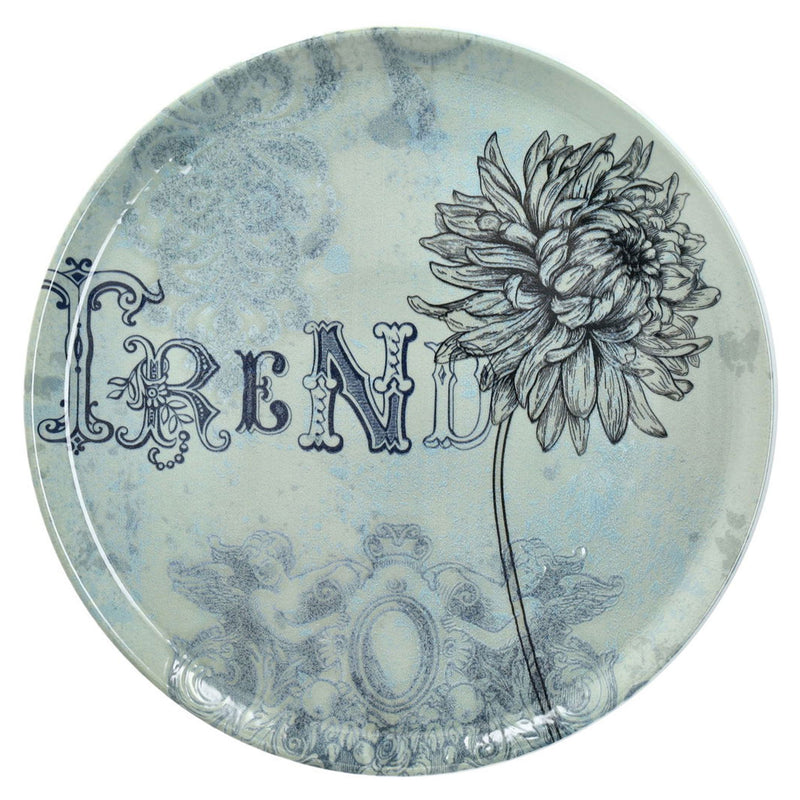 CINZIA Set 4 farfurii pizza, porțelan, D.33cm