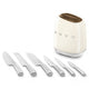 SMEG Set 6 cuțite cu suport
