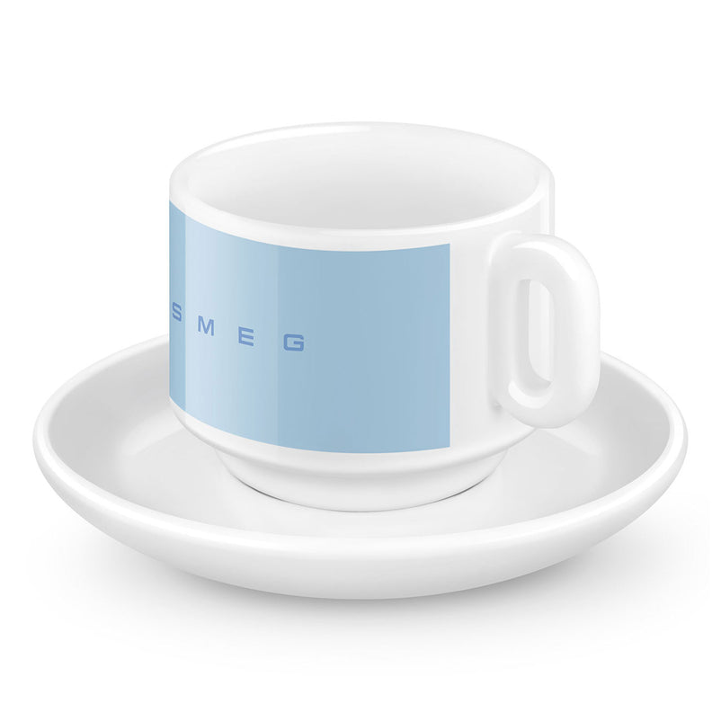 SMEG Set cești și farfurioare
